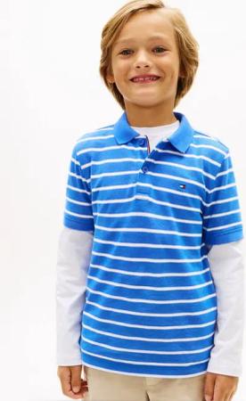 Tommy Hilfiger Poloshirt FLAG POLO SS Kinder bis 16 Jahre, regular fit