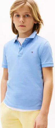 Tommy Hilfiger Poloshirt FLAG POLO SS mit Logostickerei