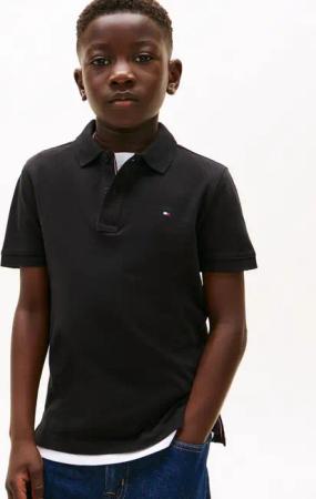 Tommy Hilfiger Poloshirt FLAG POLO SS mit Logostickerei