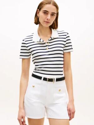 Tommy Hilfiger Poloshirt "GOLD BUTTON SLIM SS POLO"