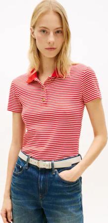 Tommy Hilfiger Poloshirt "GOLD BUTTON SLIM SS POLO"