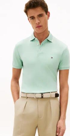 Tommy Hilfiger Poloshirt "LIQUID COTTON TIPPED" Slim fit mit Polokragen