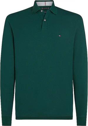 TOMMY HILFIGER Poloshirt Regular Fit 1985 dunkelgrün | XL