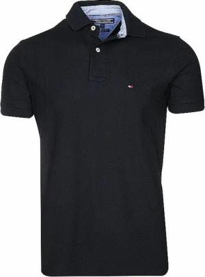 TOMMY HILFIGER Poloshirt Regular Fit schwarz | M
