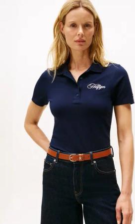 Tommy Hilfiger Poloshirt SCRIPT SLIM SS POLO