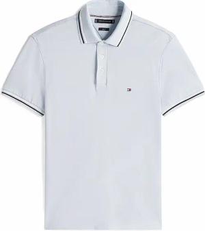 TOMMY HILFIGER Poloshirt Slim Fit hellblau | XXL