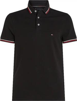 TOMMY HILFIGER Poloshirt Slim Fit schwarz | M