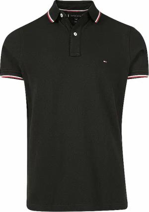 TOMMY HILFIGER Poloshirt Slim Fit  schwarz | S