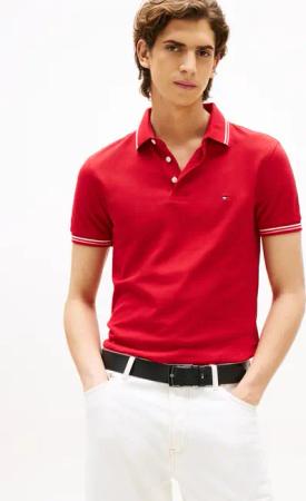 Tommy Hilfiger Poloshirt "TOMMY TIPPED SLIM POLO"