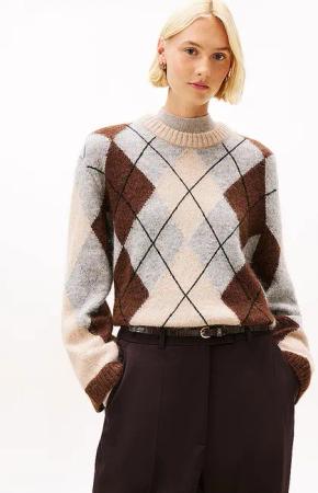 TOMMY HILFIGER Pullover  braun | M/L