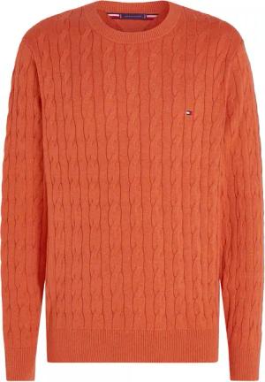 Tommy Hilfiger Pullover Cable Orange - Größe L