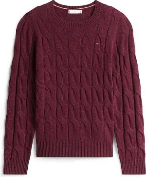 TOMMY HILFIGER Pullover  dunkelrot | S