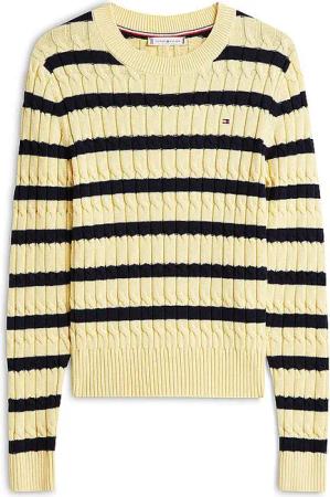TOMMY HILFIGER Pullover  gelb | L
