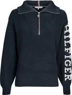 Tommy Hilfiger  Pullover PLACED HILFIGER 1/2 ZIP SWEATER