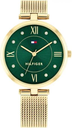 Tommy Hilfiger Quarzuhr ELLA 1782711, Armbanduhr, Damenuhr, Glaskristalle, analog, Edelstahlarmband