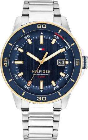 Tommy Hilfiger Quarzuhr REMY 1792229, Armbanduhr, Herrenuhr, Edelstahlarmband, analog, Tag