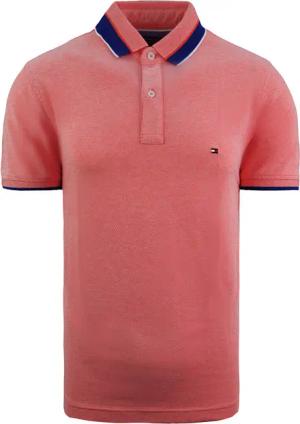 Tommy Hilfiger reguläres Fit Tipped Slim Polo Shirt Orange Herren Top mwomwo5124 676