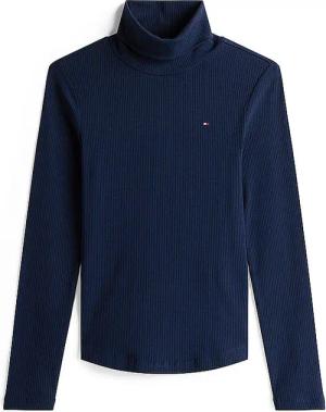 TOMMY HILFIGER Rollkragenpullover  dunkelblau | L
