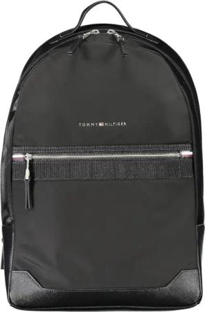 Tommy Hilfiger Rucksack Schwarzer Nylon-Rucksack