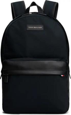 Tommy Hilfiger Rucksack TH NYLON DAILY BACKPACK, Unisex Freizeitrucksack, Businessrucksack, Laptopfach, Klett innen
