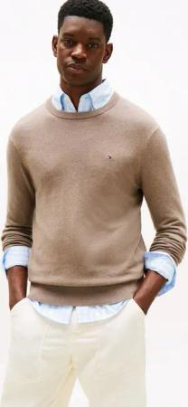 Tommy Hilfiger Rundhalspullover PIMA ORG CTN CASHMERE CREW NECK