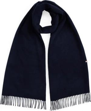 Tommy Hilfiger Schal "TH FLAG CASHMERE" unifarben, mit Fransenabschluss 100% Kaschmir