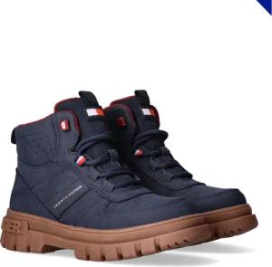 Tommy Hilfiger Schnürboots Chunky Boots, Winterboots mit Blockabsatz