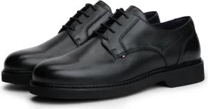 Tommy Hilfiger Schnürschuh "HILIFGER ULTRA LIGHT LTH SHOE", Blockabsatz, Businessschuh, Abendschuh mit dezenten Ziernähten