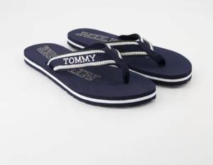 Tommy Hilfiger Schuhe - Beach Sandal Textil (Blau, Gr. 37)