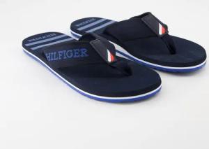 Tommy Hilfiger Schuhe - Beach Sandal Textil (Blau, Gr. 43)