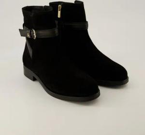 Tommy Hilfiger Schuhe - Elevated Essent Boot Thermo Veloursleder (Schwarz, Gr. 36)