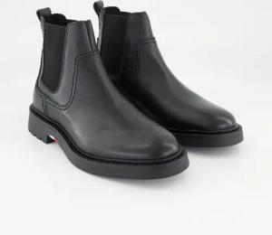 Tommy Hilfiger Schuhe - Hilfiger Comfort LWT LTH Glattleder (Schwarz, Gr. 46)