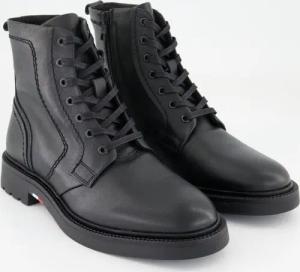 Tommy Hilfiger Schuhe - Hilfiger Comfort Lwtlth Boot Glattleder (Schwarz, Gr. 46)