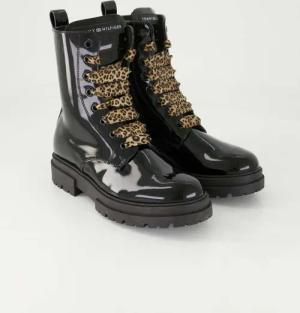 Tommy Hilfiger Schuhe - Tronchetto Lackleder (Schwarz, Gr. 31)