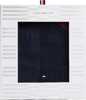 TOMMY HILFIGER Set 2-teilig Mütze und Handschuhe blau