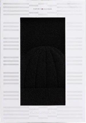 TOMMY HILFIGER Set 2-teilig Mütze und Schal schwarz