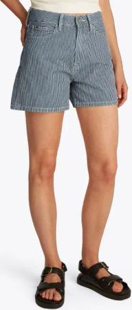 Tommy Hilfiger Shorts DNM MINI SHORT HW JAZ mit Streifen-Muster