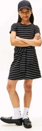 Tommy Hilfiger Skaterkleid "LUREX SKATER DRESS S/S" Ohne Tasche Kinder bis 16 Jahre