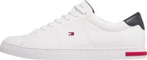 Tommy Hilfiger Sneaker "ESSENTIAL LEATHER DETAIL VUL", Freizeitschuh, Halbschuh, Schnürschuh mit gepolstertem Schaftrand
