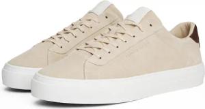 Tommy Hilfiger Sneaker "PREMIUM DRESS CUPSOLE SUEDE", Freizeitschuh, Halbschuh, Schnürer mit seitlicher Logoprägung