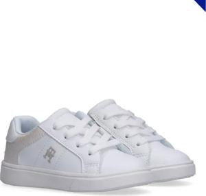 Tommy Hilfiger Sneaker Schnürschuh, Freizeitschuh, Retro Sneaker mit TH-Logo