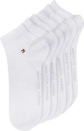 TOMMY HILFIGER Sneaker Socken 6er Pkg. White weiss | 43-46