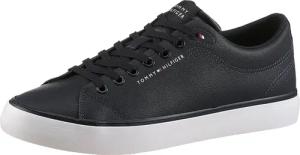 Tommy Hilfiger Sneaker "TH HI VULC CORE LOW LTH II ESS", Freizeitschuh, Halbschuh, Schnürer in schmaler Form