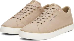 Tommy Hilfiger Sneaker "TH HI VULC LOW CORE CANVAS", Freizeitschuh, Halbschuh, Schnürer mit weich gepolstertem Schaftrand