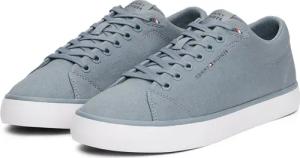 Tommy Hilfiger Sneaker "TH HI VULC LOW CORE CANVAS", Freizeitschuh, Halbschuh, Schnürer mit weich gepolstertem Schaftrand