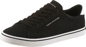 Tommy Hilfiger Sneaker "VULC CORE LONG LACE" Freizeitschuh, Halbschuh, Schnürschuh mit Kontrastbesatz an der Ferse