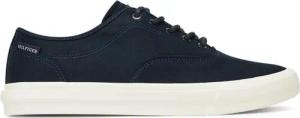 Tommy Hilfiger Sneakers aus Stoff Hi Vulc Low Oxford Twill FM0FM05400 Dunkelblau