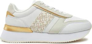 Tommy Hilfiger Sneakers Lux Monogram Runner FW0FW08387 Weiß