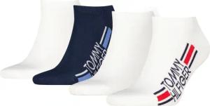 Tommy Hilfiger Sneakersocken "TH MEN SNEAKER 4P LOGO STRIPE ECOM" 4 Paar