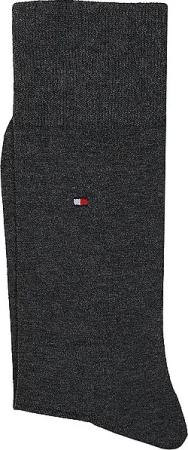 TOMMY HILFIGER Socken dark grey melange  grau | 39/40